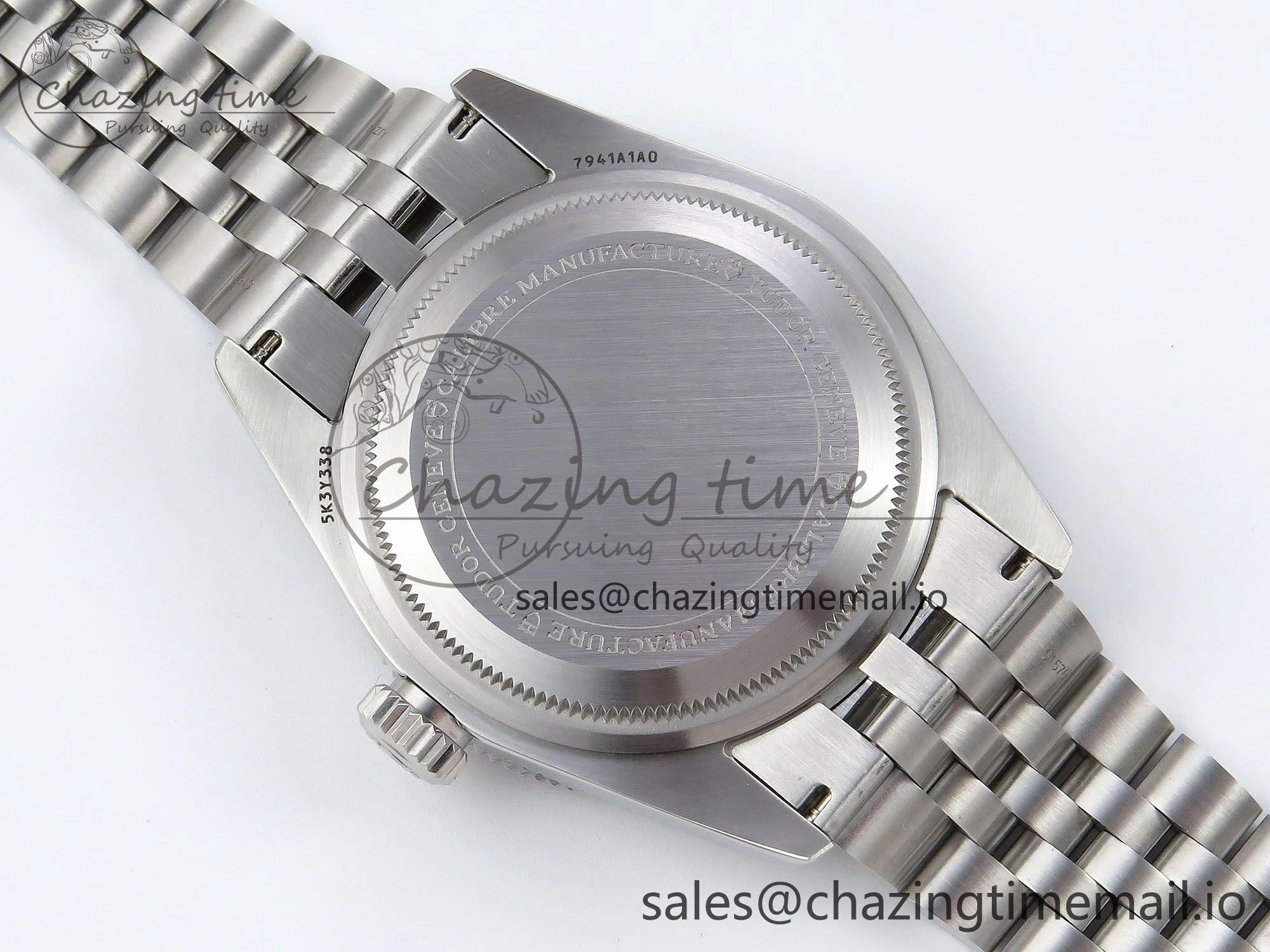 Functional Heritage Black Bay Red Bezel ZF 1:1 Best Edition on SS Jubilee Bracelet A 9736