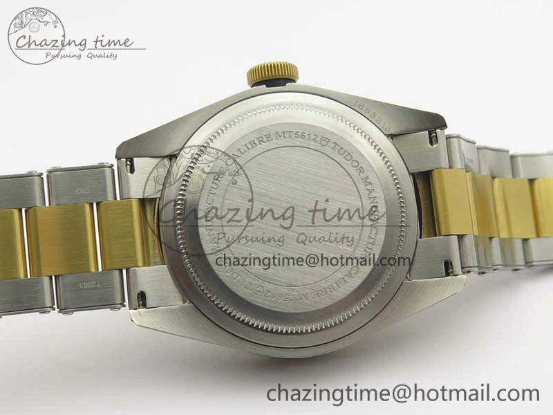 ZipUp Heritage Black Bay SS YG 2017 ZF 1:1 Best Edition Gold Dial On SS Bracelet A 9770