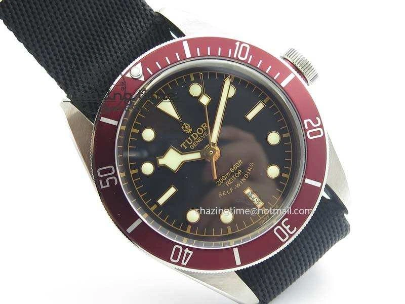 Heritage Black Bay ZF 1:1 Best Edition On Nato Strap A2824 V4 ( Free SS Bracelet ) WellDesigned 9784