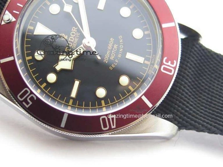 Heritage Black Bay ZF 1:1 Best Edition On Nato Strap A2824 V4 ( Free SS Bracelet ) WellDesigned 9784