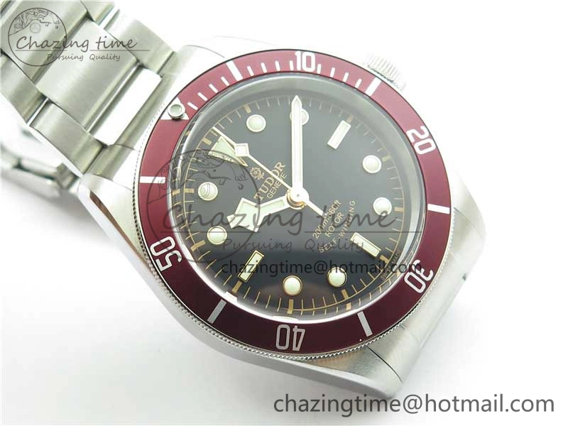 Colorful Heritage Black Bay ZF 1:1 Best Edition on Bracelet A2824 ( Red ) 9755