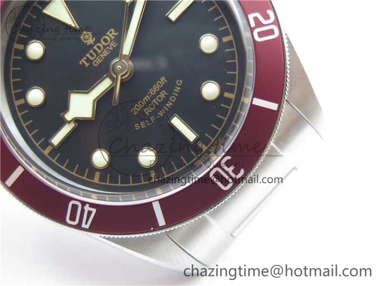 Colorful Heritage Black Bay ZF 1:1 Best Edition on Bracelet A2824 ( Red ) 9755