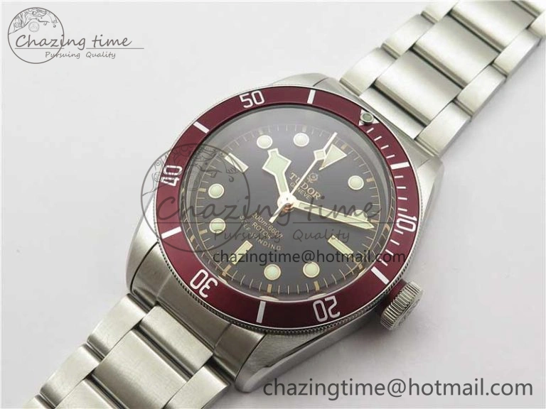Colorful Heritage Black Bay ZF 1:1 Best Edition on Bracelet A2824 ( Red ) 9755