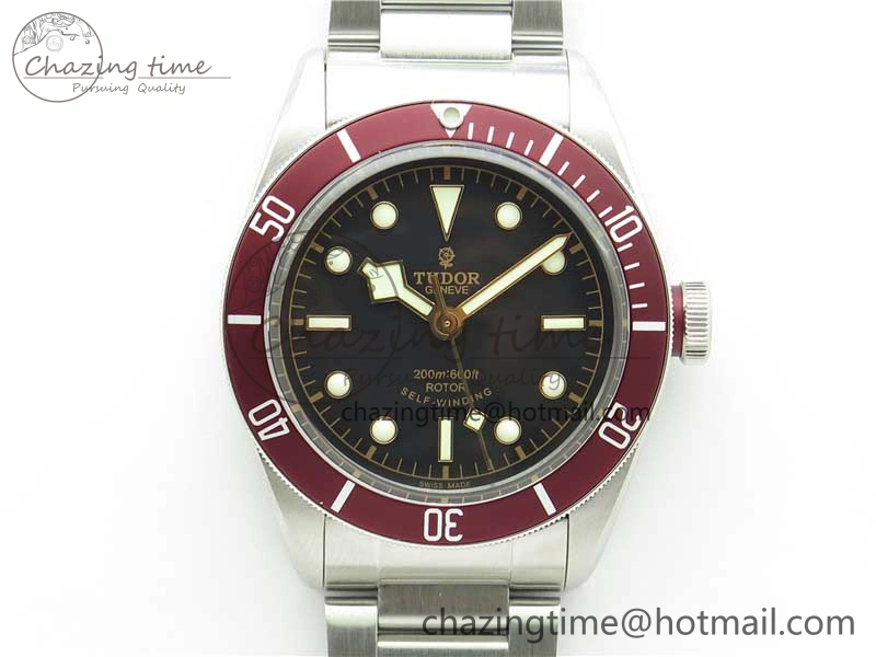 Colorful Heritage Black Bay ZF 1:1 Best Edition on Bracelet A2824 ( Red ) 9755