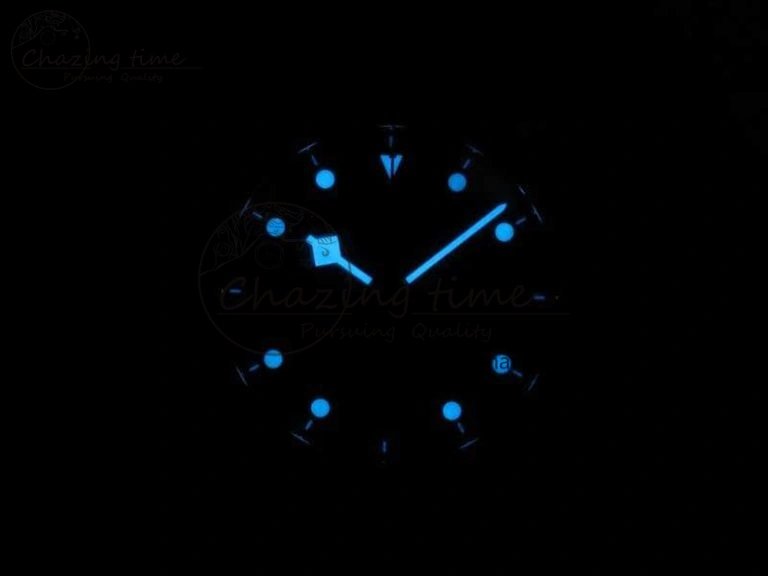 SmoothTexture Heritage Chrono 79350 SS Best Edition Black Dial On Leather Strap A 9771