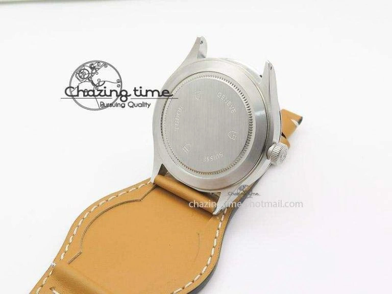 Heritage Ranger SS Black Dial on Brown Leather Strap A QuickDry 9801
