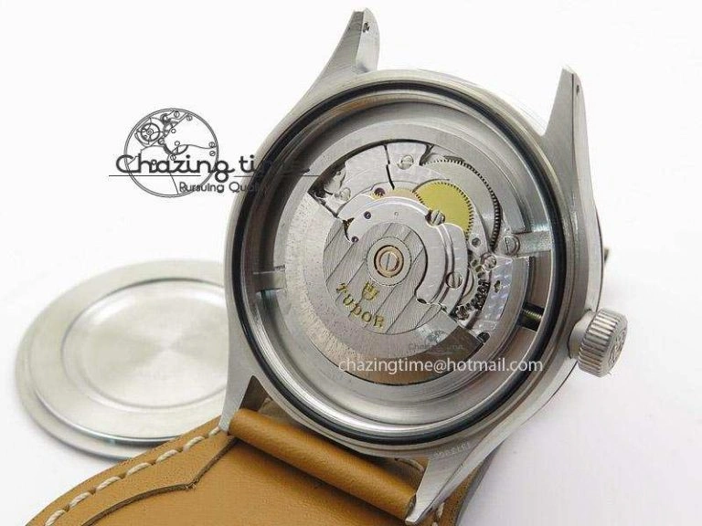 Heritage Ranger SS Black Dial on Brown Leather Strap A QuickDry 9801