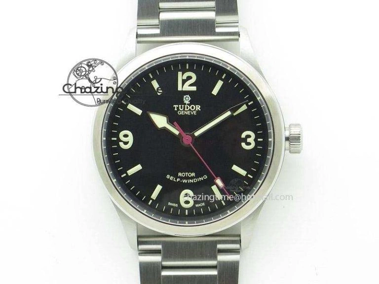 Heritage Ranger SS V6F 1:1 Best Edition Black Dial on SS Bracelet A2824 V Contemporary 9799