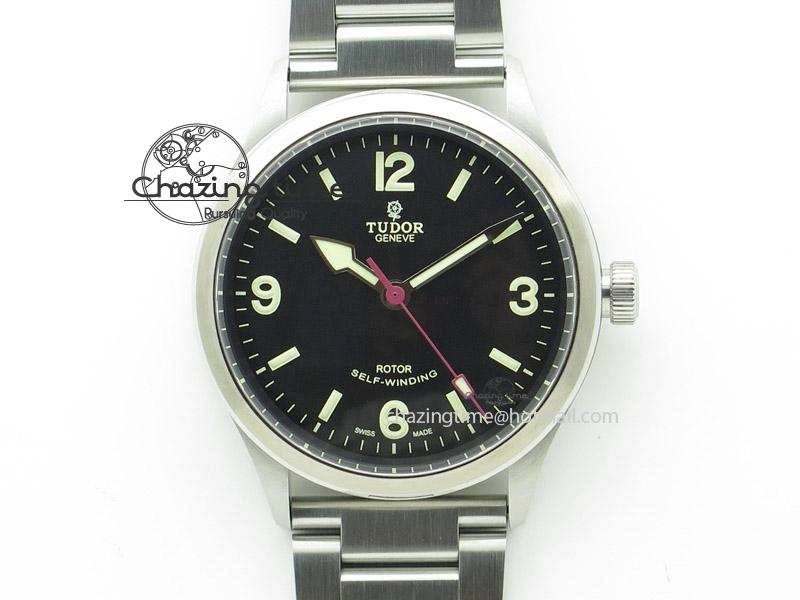 Heritage Ranger SS V6F 1:1 Best Edition Black Dial on SS Bracelet A2824 V Contemporary 9799
