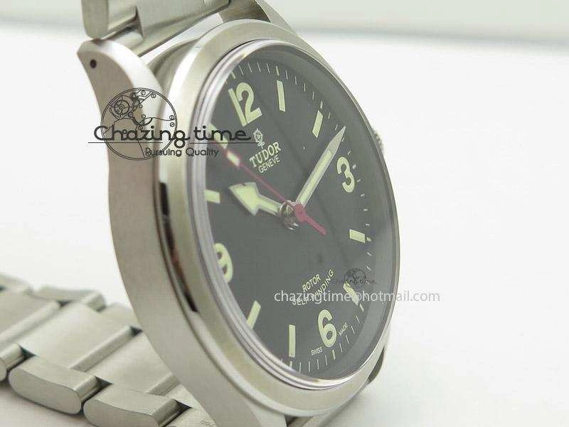 Heritage Ranger SS V6F 1:1 Best Edition Black Dial on SS Bracelet A2824 V Contemporary 9799