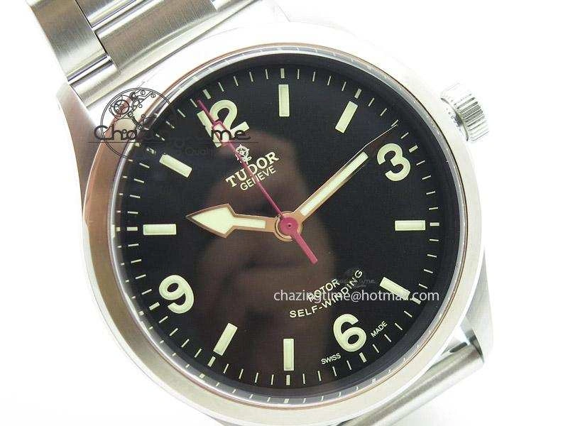 Heritage Ranger SS V6F 1:1 Best Edition Black Dial on SS Bracelet A2824 V Contemporary 9799