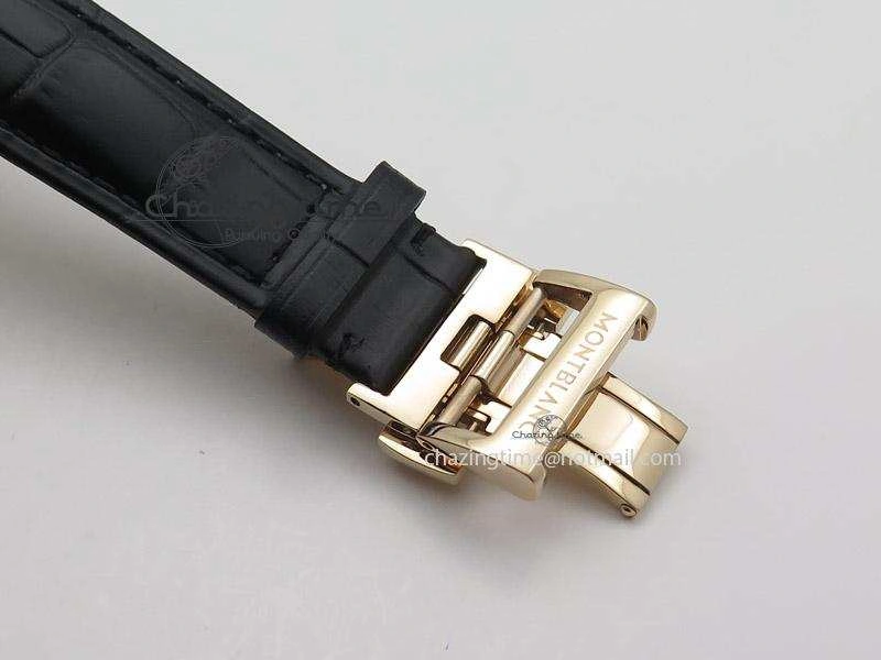 FreshLook Heritage Spirit Moonphase RG Black Dial On Black Leather Strap MIYOTA 7622