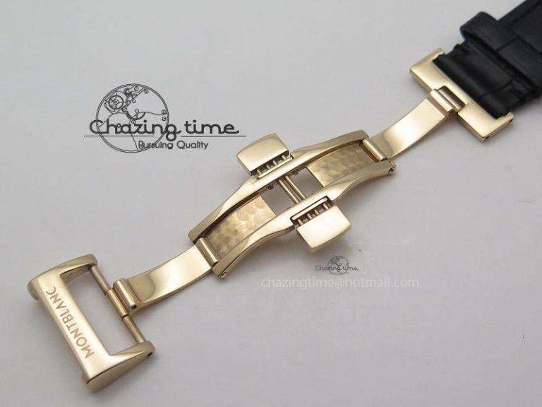 FreshLook Heritage Spirit Moonphase RG Black Dial On Black Leather Strap MIYOTA 7622