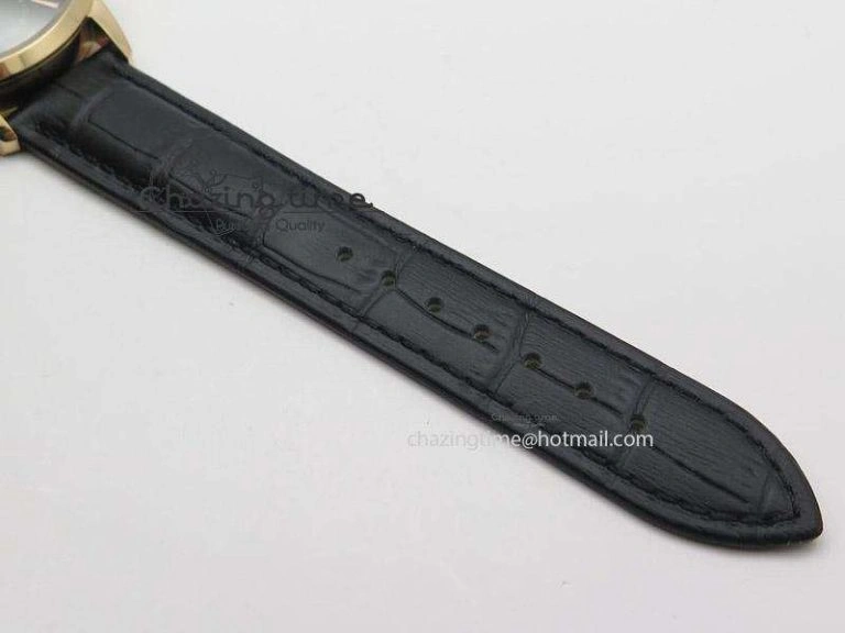 FreshLook Heritage Spirit Moonphase RG Black Dial On Black Leather Strap MIYOTA 7622