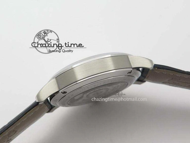 MoistureWicking Heritage Spirit Moonphase SS Silver Dial SS Markers On Black Leather Strap MIYOTA 7626