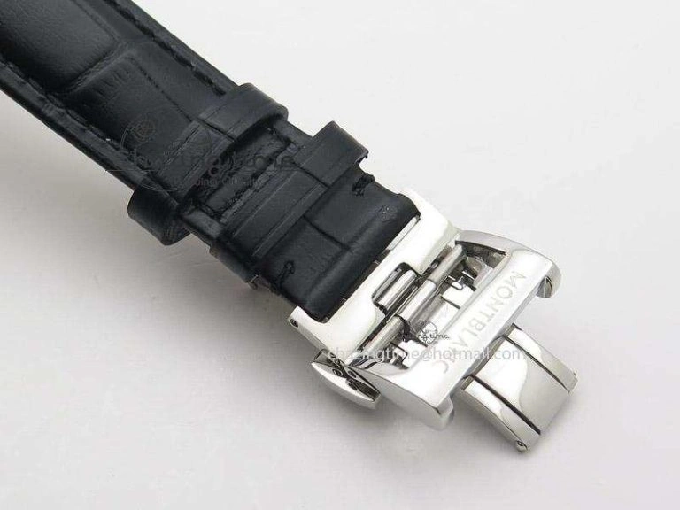 MoistureWicking Heritage Spirit Moonphase SS Silver Dial SS Markers On Black Leather Strap MIYOTA 7626