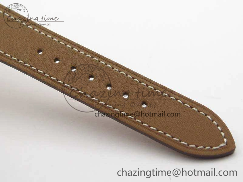 Heure H Ladies SS MKF 1:1 Best Edition White Dial On Leather Strap Swiss Quartz Flexible 6667