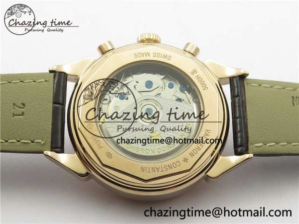 Historiques 5000H RG AIF White Dial on Brown Leather Strap A SportInspired 9912