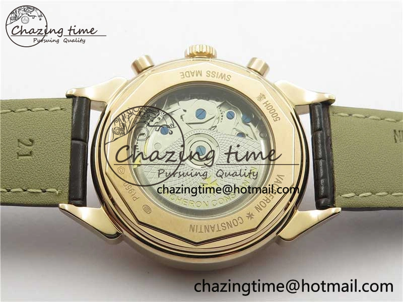 Historiques 5000H RG AIF White Dial on Brown Leather Strap A SportInspired 9912