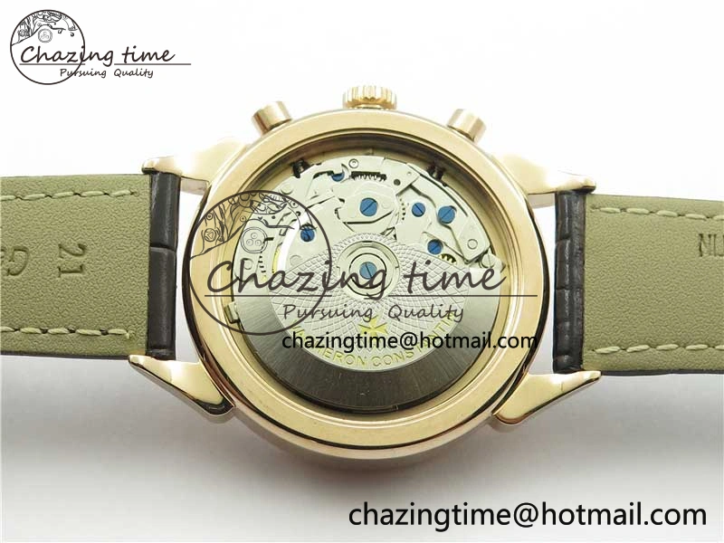 Historiques 5000H RG AIF White Dial on Brown Leather Strap A SportInspired 9912