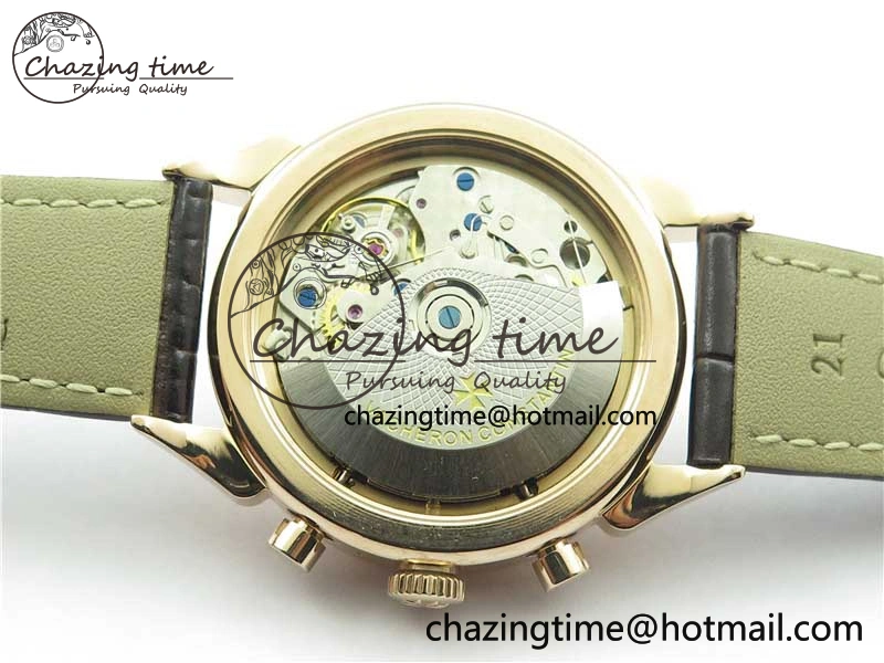 Historiques 5000H RG AIF White Dial on Brown Leather Strap A SportInspired 9912