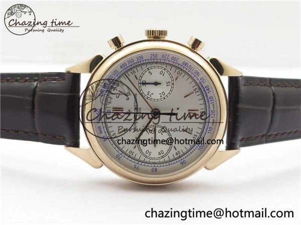 Historiques 5000H RG AIF White Dial on Brown Leather Strap A SportInspired 9912