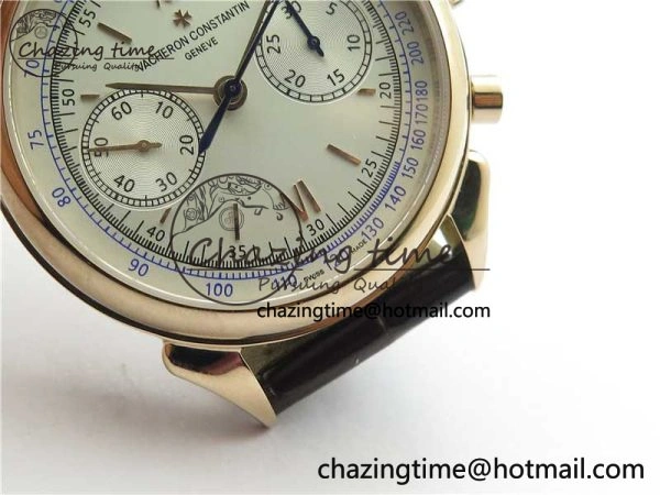 Historiques 5000H RG AIF White Dial on Brown Leather Strap A SportInspired 9912
