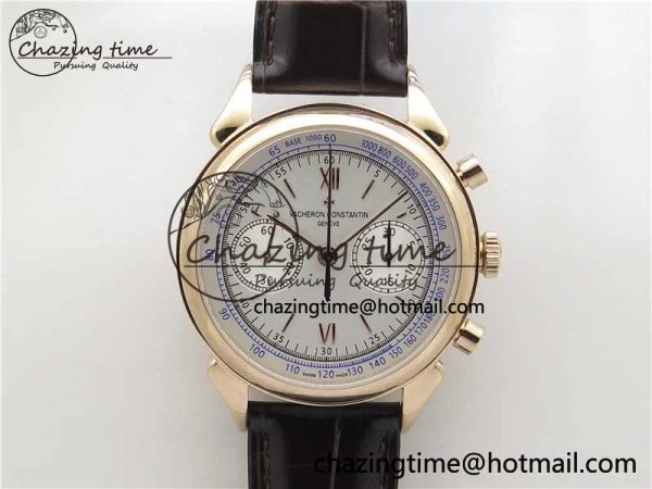 Historiques 5000H RG AIF White Dial on Brown Leather Strap A SportInspired 9912