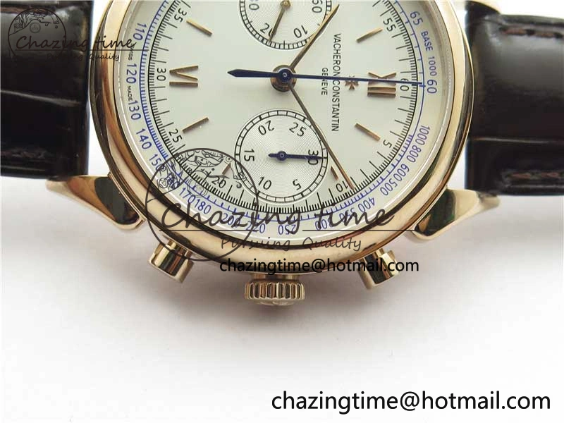 Historiques 5000H RG AIF White Dial on Brown Leather Strap A SportInspired 9912