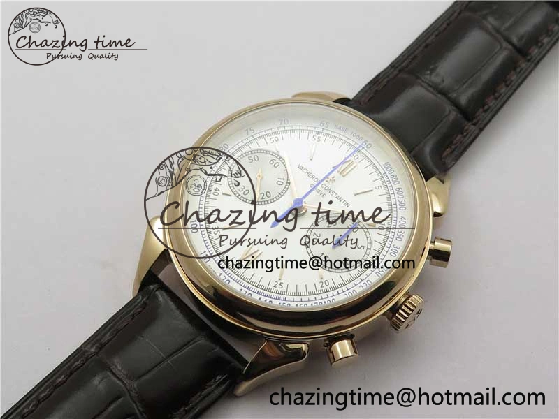 Historiques 5000H RG AIF White Dial on Brown Leather Strap A SportInspired 9912