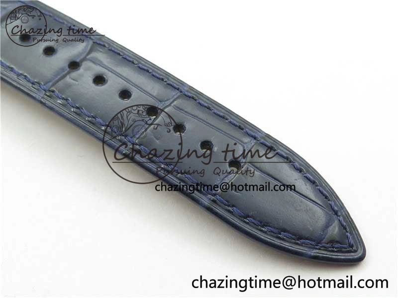 Historiques 5000H SS OXF White Blue Dial on Blue Leather Strap A FashionForward 9911