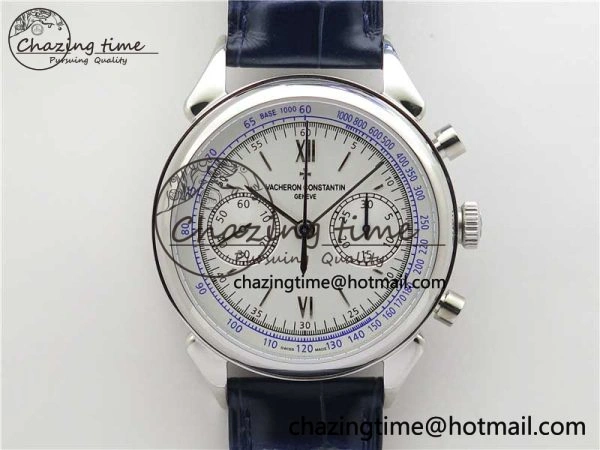 Historiques 5000H SS OXF White Blue Dial on Blue Leather Strap A FashionForward 9911
