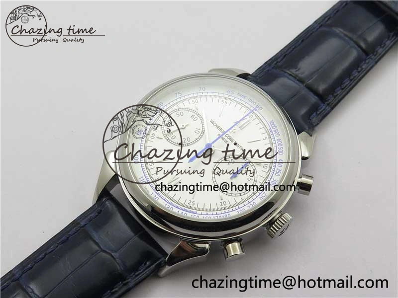 Historiques 5000H SS OXF White Blue Dial on Blue Leather Strap A FashionForward 9911