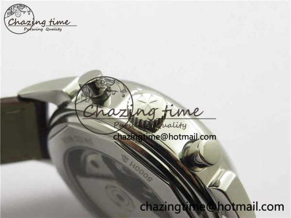 StreetReady Historiques 5000H SS OXF White Dial on Brown Leather Strap A 9910