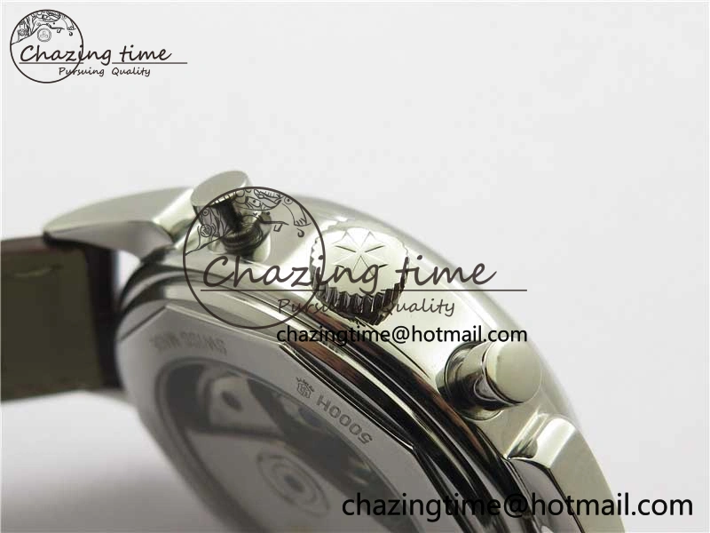 StreetReady Historiques 5000H SS OXF White Dial on Brown Leather Strap A 9910