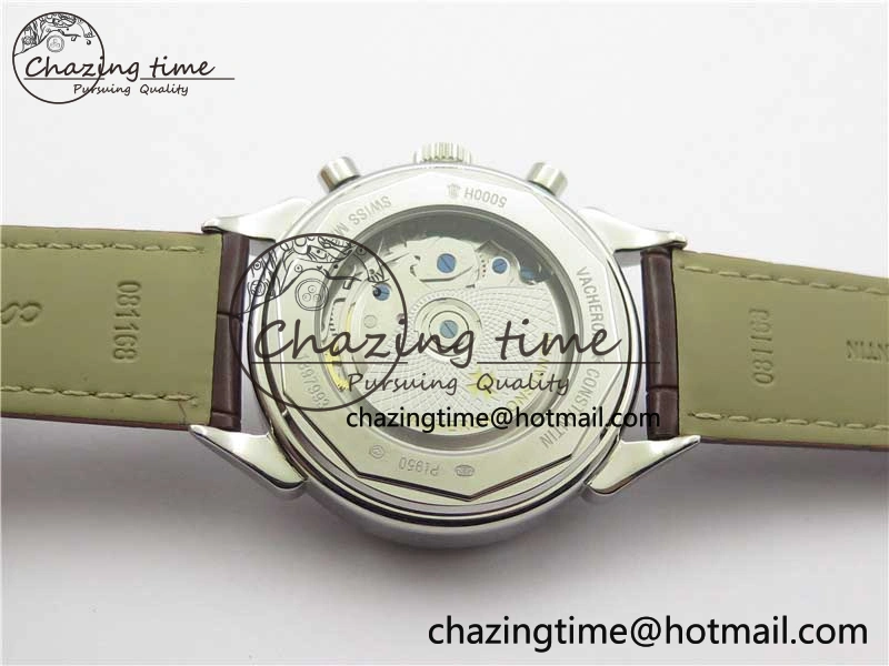 StreetReady Historiques 5000H SS OXF White Dial on Brown Leather Strap A 9910