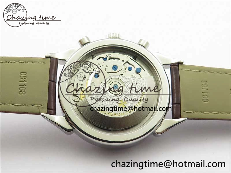 StreetReady Historiques 5000H SS OXF White Dial on Brown Leather Strap A 9910