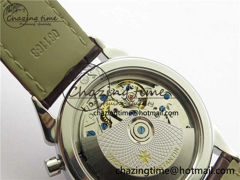 StreetReady Historiques 5000H SS OXF White Dial on Brown Leather Strap A 9910