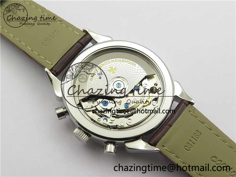 StreetReady Historiques 5000H SS OXF White Dial on Brown Leather Strap A 9910