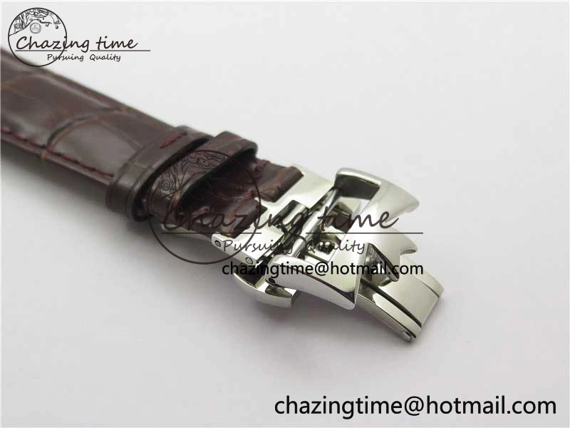 StreetReady Historiques 5000H SS OXF White Dial on Brown Leather Strap A 9910
