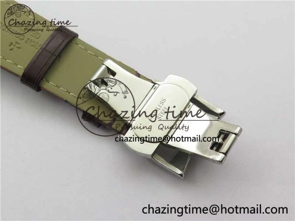 StreetReady Historiques 5000H SS OXF White Dial on Brown Leather Strap A 9910