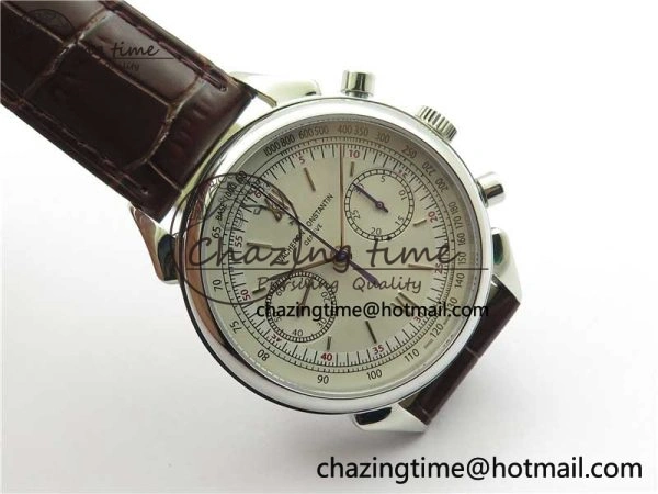 StreetReady Historiques 5000H SS OXF White Dial on Brown Leather Strap A 9910