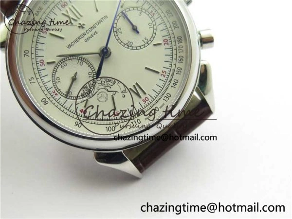 StreetReady Historiques 5000H SS OXF White Dial on Brown Leather Strap A 9910