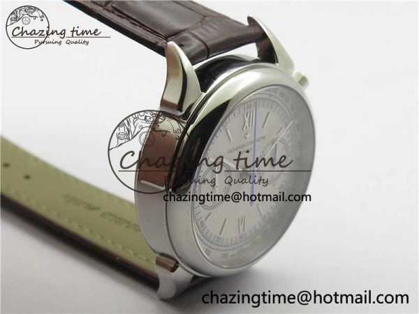 StreetReady Historiques 5000H SS OXF White Dial on Brown Leather Strap A 9910