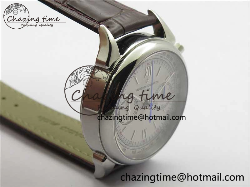 StreetReady Historiques 5000H SS OXF White Dial on Brown Leather Strap A 9910