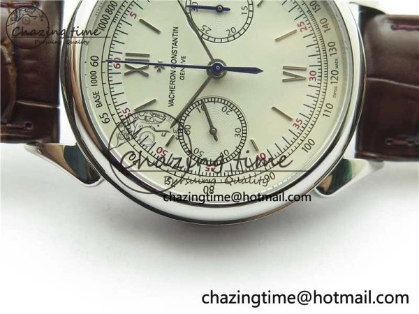 StreetReady Historiques 5000H SS OXF White Dial on Brown Leather Strap A 9910
