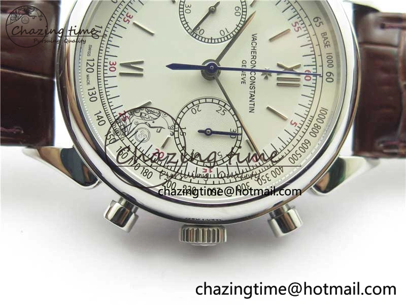 StreetReady Historiques 5000H SS OXF White Dial on Brown Leather Strap A 9910