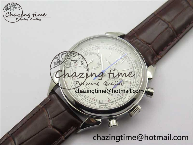 StreetReady Historiques 5000H SS OXF White Dial on Brown Leather Strap A 9910