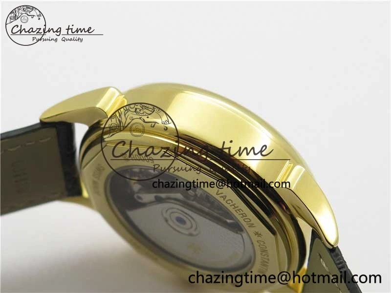 GoAnywhere Historiques 5000H YG AIF White Dial on Black Leather Strap A 9913