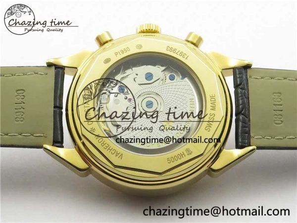 GoAnywhere Historiques 5000H YG AIF White Dial on Black Leather Strap A 9913